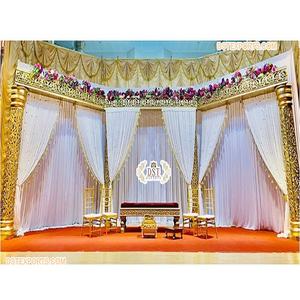 Set de manchons traditionnels à ouverture, poinçonnés en or, pour mariage indien du sud, nouveau Style, ouvert, sculpté - Product Image 1