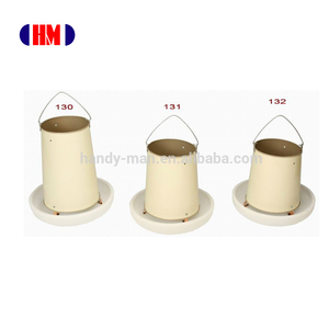 Comedero para Aves de Corral de Aluminio y Plástico con Caja de Engranajes, Mediano/Grande, 10 kg - Product Image 1