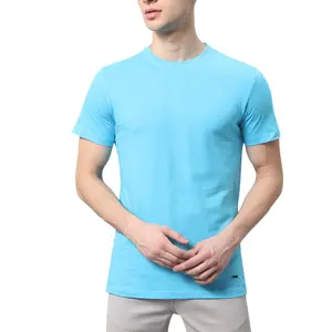 Hochleistungs-Herren-Freizeit-T-Shirt Super weiche Textur 100% Baumwolle Kurzarm 180GSM Stoffe T-Shirt aus Bangladesch