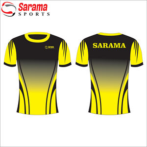 Maillot de softball personnalisé de haute qualité motif de logo de sublimation col rond manches courtes respirant conception de grande taille - Product Image 4
