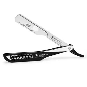 Profesional de los hombres de la maquinilla de afeitar de doble filo cuchillas de acero inoxidable con Barbero de Taiwán de afeitar peluquería navaja de afeitar - Product Image 1