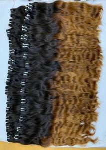 Extensions de cheveux humains vierges crus indiens Paquets de cheveux brésiliens Perruques naturels 100% Cheveux humains - Product Image 5