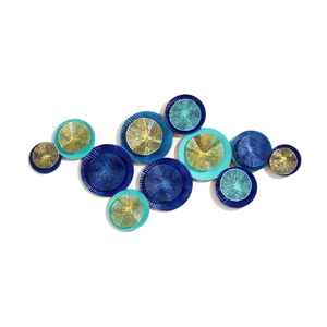 Arte de pared de Metal de diseño personalizado para decoración del hogar Fabricación india de lujo Decoración original de boda y Diwali - Product Image 3