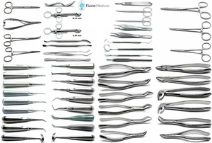Juego de extracción de examen Dental para estudiantes, elevador de pinzas, 50 Uds., venta al por mayor - Product Image 5