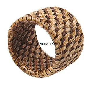 Vietnam Directly Supplier Eco-friendly Woven Straw Napkin Ring Custom Ring With Reasonable Price