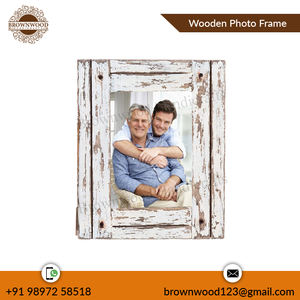 Marcos de fotos de madera con logotipo personalizado gratis decoración de diseño único marco de fotos estándar moderno de lujo todos los tamaños disponibles al por mayor - Product Image 2