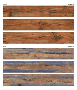 กระเบื้องปูพื้นพอร์ซเลนสำเร็จรูปแบบชนบทขนาด200x1200มม. เคลือบด้วยสีน้ำตาลเนื้อไม้ - Product Image 4