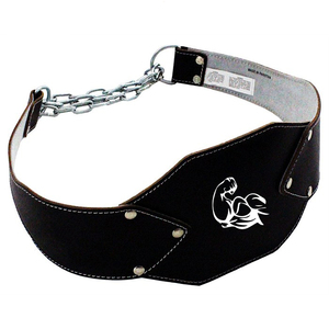 Leather <b>Waist</b> <b>Trainer</b> Gym Belt for Body and Fitness Weight Lifting Support - Product Image 1