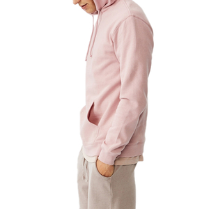 2021 Custom bulk design logo blank fleece fitness men casual pink color pure cotton fleece as per customer demand. - Product Image 1