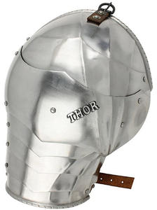 Traje de armadura de hombro de Pauldrons medieval Calibre 18 Sier Acero pulido con cuero Tamaño adulto - Product Image 2