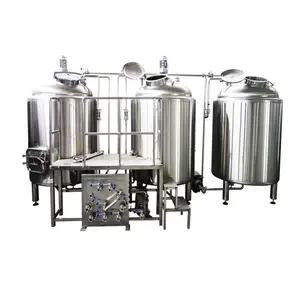 Tanque de fermentación de cerveza, fermentador de vino de acero inoxidable, 500L, 1000L, fondo cónico, brillante, 5BBL, 10BBL