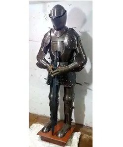 Knight Medieval Knight Suit Of Armor Templar Combat Full Body Armour Stand with sward