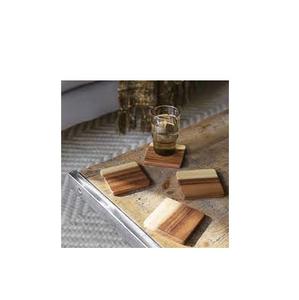 Usine en gros de haute qualité blanc rond en forme de coeur sous-verres en marbre et bois pour boissons qualité incroyable - Product Image 3