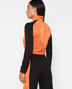 Nuevo elegante diseño personalizado % algodón sudadera conjunto gris transpirable cremallera chándales con OEM bajo precio sudaderas conjuntos - Product Image 3