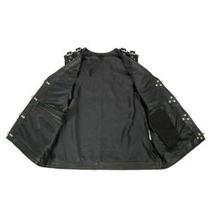 Gilet en cuir pour homme, vélo, de haute qualité, nouveauté 2021, 100% - Product Image 4