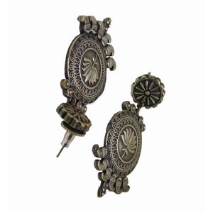 treanding handmade silver look alike hoop earings - Product Image 2