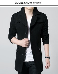 Laine hommes trenchy manteaux - Product Image 1