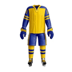2025 barato fabricación al por mayor diseño OEM su propio portero uniformes de hockey Universitario Conjunto de 2 piezas - Product Image 1