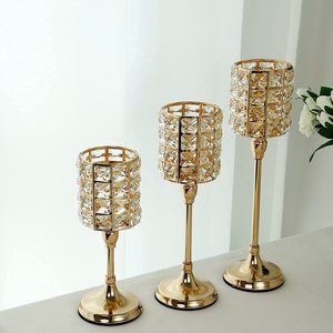 Candelabro de cristal para decoración de boda, centro de mesa para boda - Product Image 4