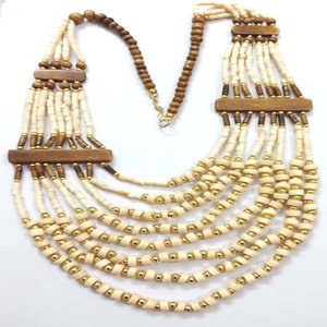 Bone Beads <b>Necklaces</b> Fashion Indian Bohemian Geometric Buffalo Bone Horn <b>Jewelry</b> <b>Costume</b> Artificial Handmade Handicrafts - Product Image 1