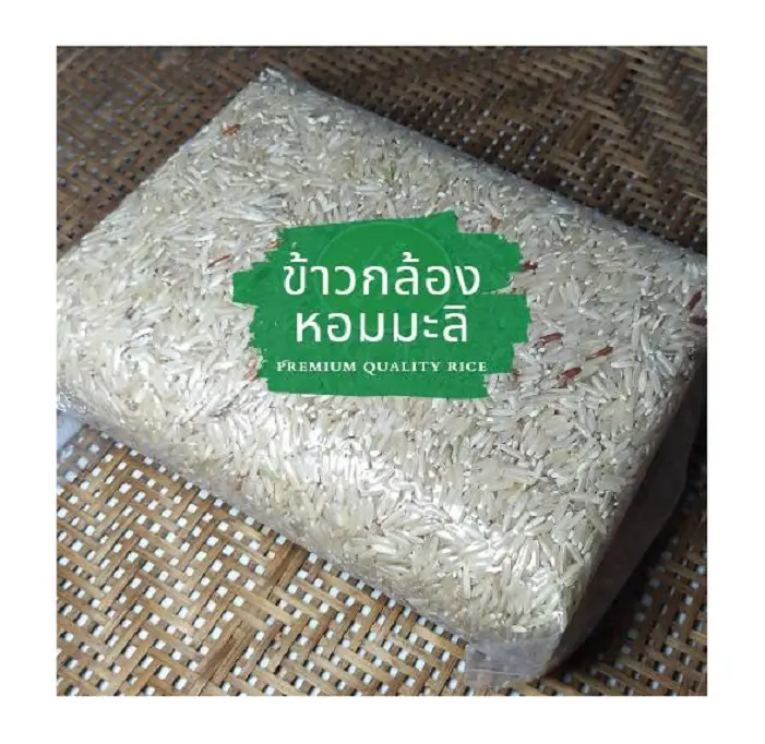 أفضل جودة عالية من الأرز البني الياسمين مع قطعة جيدة من الأرز مع العديد من المزايا للصحة من تايلاند