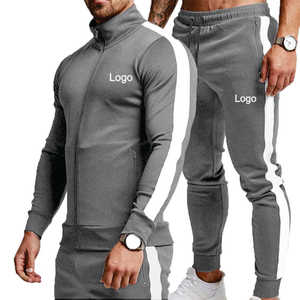 Factory Custom Men's Running Tracksuit Sportswear Trenerka Loose Jogging Spordidress Slim Fit Sweatsuit 2 Autumn Winter Melegito - Product Image 3