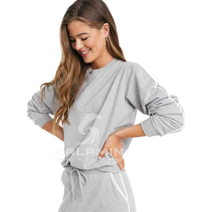 Nouveau survêtement élégant avec Logo personnalisé, hauts courts, à capuche et Jogging, ensemble de 2 pièces pour femmes, survêtements pour adultes - Product Image 2