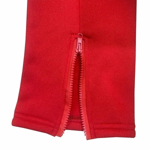 Women's Stacked Cotton Fleece Eco-Friendly Breathable Mid Waist <b>Classic</b> Wide Leg Casual Pants with Pockets - Product Image 5