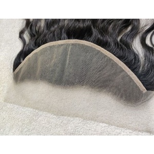 Cabello Humano Indio Remy con Cutícula Alineada de Color Natural para Cierre de Encaje 5x5 4x4 13x6 13x4, Liso/Ondulado Natural Frontal - Product Image 4