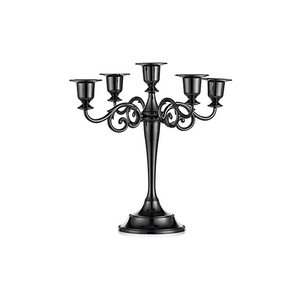 Beautiful Antique Black Luxury <b>Tall</b> Votive <b>Candle</b> <b>Holder</b> Glass Metal Accents Trusted Exporter for Bulk Weddings Christmas - Product Image 1