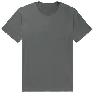 Camiseta de algodón 100% hecha en Pakistán para hombre, camiseta gris con patrón sólido, camiseta de talla grande transpirable de alta calidad, Jersey lavado de tela - Product Image 1