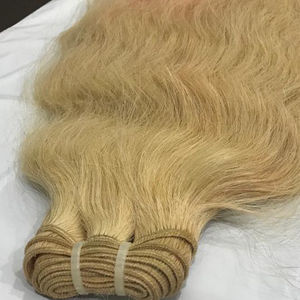 Extensions de cheveux indiens Remy couleurs naturelles roses et blondes cuticules alignées fabriquées à Chennai par des experts en cheveux humains - Product Image 1