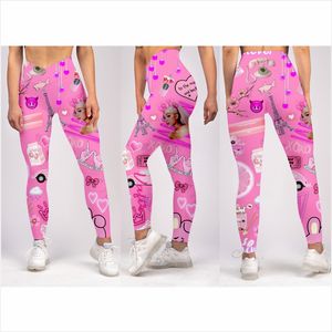 Nueva tendencia Fitness Workout Sublimación Legging Yoga Medias Sublimación Leggings 2017 - Product Image 1