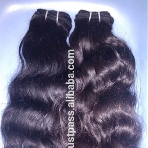 Cutícula alineada cabello humano indio crudo.12A Remy cabello crudo 100% cabello de templo sin procesar - Product Image 6