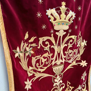 Vente en gros prêt à expédier 3x5 pieds 100% polyester drapeau chrétien religieux - Product Image 3