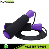 Corde à sauter réglable et avec sac de transport, pour homme et femme, à sauter sans être emmêlée, pour l'entraînement au gymnastique