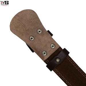 Cinturón de cuero genuino de alta calidad para gimnasio, levantamiento de pesas, culturismo, logotipo personalizado para entrenamiento - Product Image 3