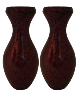 Black Wooden Flower <b>Vase</b> For Home Decoration - Product Image 2