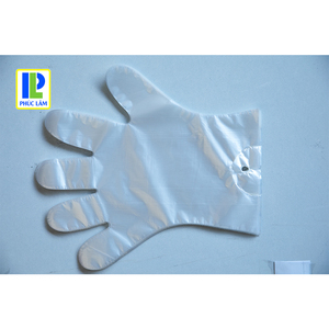 ถุงมือ HDPE ถุงมือโพลีธีนแบบใช้แล้วทิ้งสีใสทำจากเวียดนาม - Product Image 4
