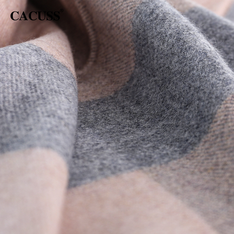 Оптовая продажа, осенний и зимний шарф, Женская шерстяная теплая универсальная Вязаная Шаль