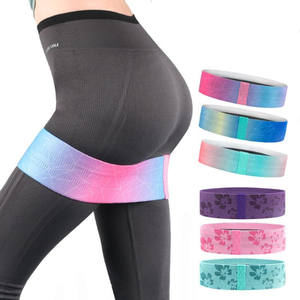 Logo personnalisé Gym Squat Fessier Fesses Fitness Tissu Bande Maison Exercice Résistance Formation Exercice Boucle Cercle Bande - Product Image 2
