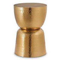 Table basse en métal de courbe de couleur d'or classique décorative de style moderne d'uniqye nouveau concepteur en métal les tables en métal les plus vendues