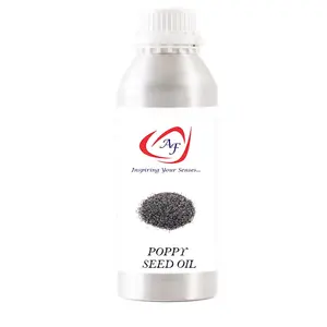 100% huile de graines de pavot pure et naturelle pour une peau sans imperfections et des cheveux forts