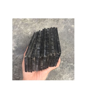 สีดำควายฮอร์นแผ่นวัตถุดิบขนาด170x65x5-8mm ฮอร์นชิ้นแว่นตากรอบมุม - Product Image 1