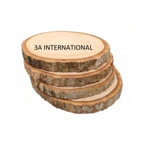 Manteles Decorativos para Mesa de Comedor, Posavasos Artesanales de Estilo Casual para Té, Café, Cerveza, Posavasos Redondos de Madera con Acabado Mate/Brillante - Product Image 3