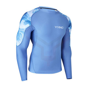 Private Label Long Spandex Rash Guard Gym Wear Respirant Compression Sport Style avec Logo Personnalisé Nouveau Design pour Summer MMA Use - Product Image 1