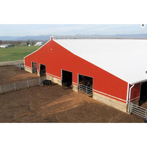 Stalla Prefabbricata per <span class=keywords><strong>Mucche</strong></span>, Edificio Agricolo, Capannone per Pecore, Stalla per <span class=keywords><strong>Mucche</strong></span> da Latte a Basso Costo - Product Image 6