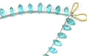 Cuentas de forma de marquesa facetadas, Gema Natural, fabricante al por mayor, alta calidad, 30 piezas - Product Image 2