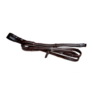 Brida de Cuero Marrón Duradera y Cómoda Rub International, Impresionante Banda Frontal de Cristal Color Ámbar Champán, Modelo 7860B para Caballo - Product Image 4