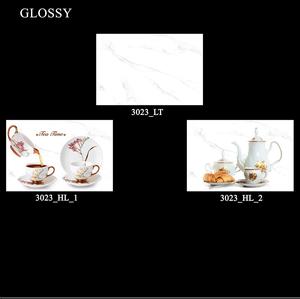 Carrelage mural céramique cuisine vitrage brillant design numérique 300x450mm - Product Image 4